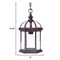 Homeroots 13.75 x 8 x 8 in. Dover 1-Light Burled Walnut Hanging Light 398009 - alternate 5